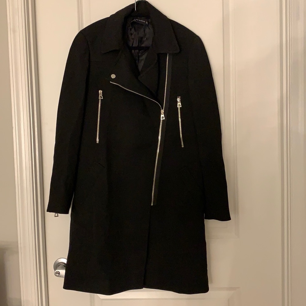 Zara black coat